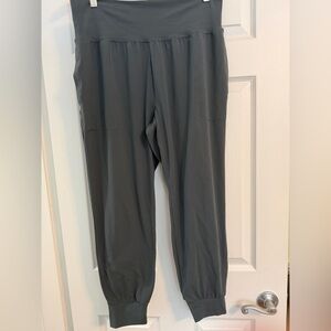 Gray with blue tint Jogger Pants Athleta Salutation